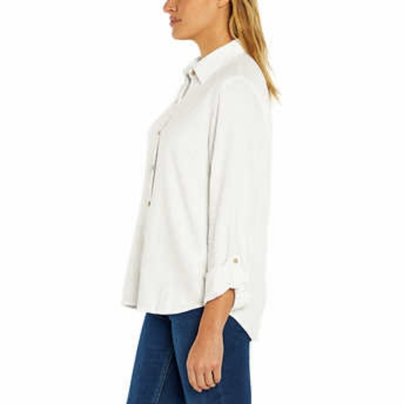 Orvis Ladies' Long Sleeve Button Up Top - Picture 3 of 6
